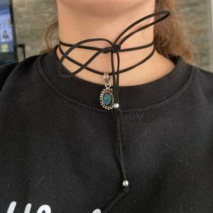 Handmade druzy choker